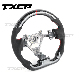 Volant personnalisé en fibre de carbone et cuir perforé 2009+ adapté à Nissan 350Z <span class=keywords><strong>370Z</strong></span> - Product Image 5