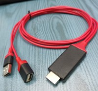 Câble de données USB MHL vers câble TV HD, prend en charge iOS Android vers câble HDTV 1080P pour iPhone iPad Micro Type C USB Phone