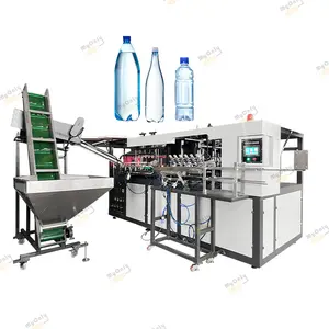 Botol Pet plastik otomatis elektrik sepenuhnya mesin pembuat mesin cetak tiupan untuk membuat botol dengan harga India