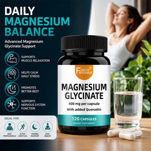 Capsule di Glicinato di Magnesio 400mg con Etichetta Personalizzata, Integratore Vitaminico <span class=keywords><strong>per</strong></span> un Sonno di Qualità <span class=keywords><strong>per</strong></span> Adulti - Product Image 2