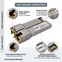 Module SFP+ RJ45 en cuivre 10G 10GBASE-T 30m 80m 100m Transceiver Compatible Cisco Ubiquiti Mikrotik Netgear Prix Usine DDM