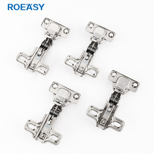 Charnière à sens unique de 26mm pour meuble d'armoire, base à 2 trous, superposition complète et demi-superposition, charnières à glissière pour petit placard - Product Image 4