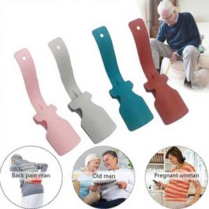 1 ud. Moderno y práctico calzador unisex, largo, portátil, resistente, herramienta de ayuda para poner zapatos para personas mayores - Product Image 1