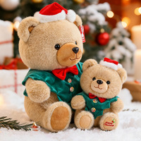 Op maat gemaakte Kerst Teddybeer Promotionele Cadeaus Fabrieksdirect Op Maat Gemaakt Speelgoed Projectontwikkeling Bulkbestelling Snelle Respons B2B