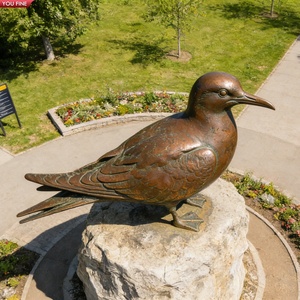 YOUFINE Escultura de Gaviota Ártica de Bronce Grande para Decoración de Jardín, Parque, Patio y Paisaje al Aire Libre - Product Image 5