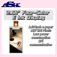 Layar E-Paper 2,66 Inci 296x152 Modul E-Ink SPI Daya Rendah Bistable EPD untuk Label Rak Elektronik ESL Label Harga IoT