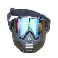 Vente chaude Motocross vintage lunettes pour moto rétro cyclisme moto casques