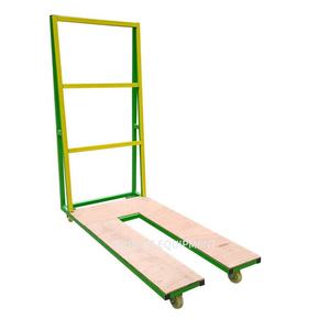 <span class=keywords><strong>Chariot</strong></span> de transport pliable en acier pour l'installation de portes et fenêtres, à quatre roues, professionnel, durable, OEM - Product Image 2