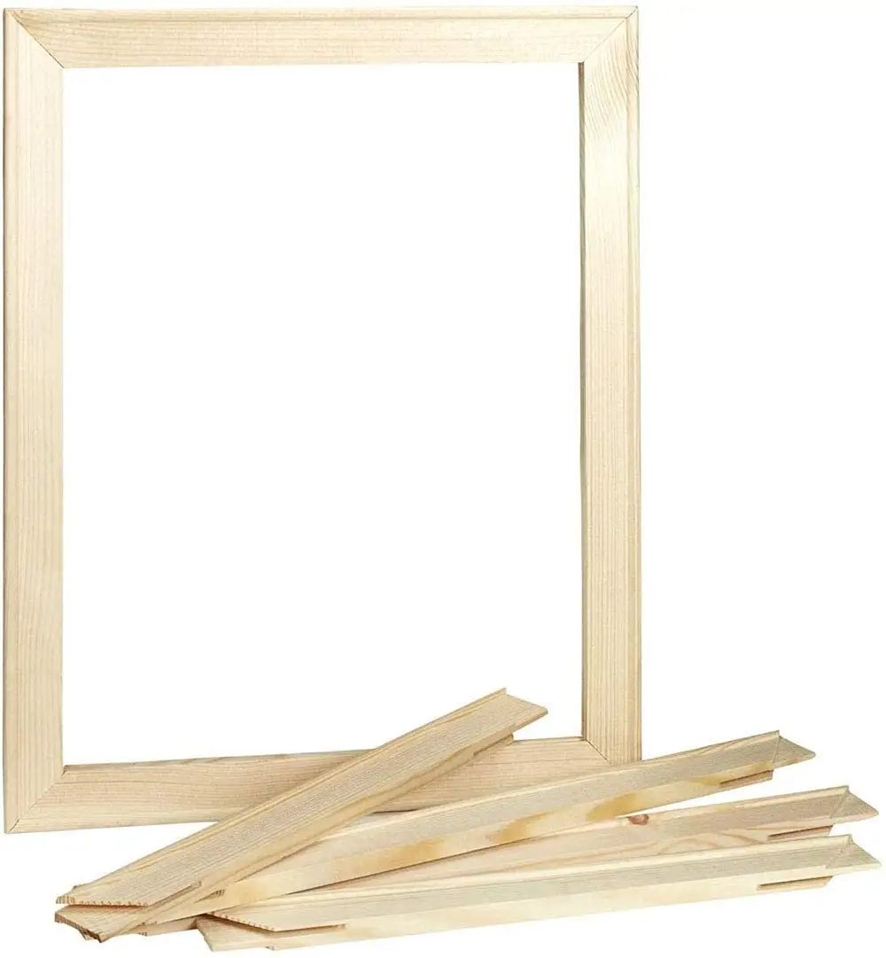 Picture Frame Canvas Stretcher Wholesale Wood Home Decoration Painting Frame Bubble Bag Die Cutting Printing OEM Orders Accepted