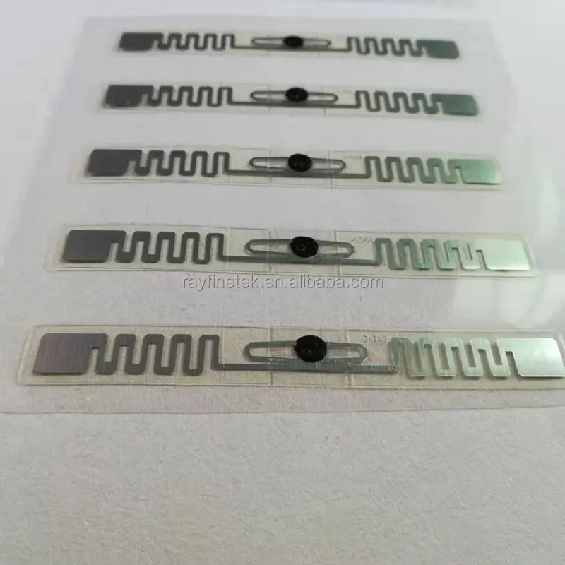 Iso18000-6c 860-960Mhz Stiker Tag Rfid Uhf Jarak Jauh dengan Chip Insulator Panas untuk Lampu Depan Mobil