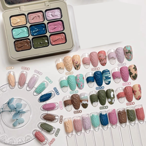 Vente en gros de vernis à ongles en gel UV 2025 à la française avec design dégradé de saturation élevée avec <span class=keywords><strong>effet</strong></span> de peinture à l'huile LED Nail Art Pat Sugar - Product Image 4