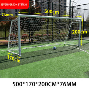 Marché le plus vendu matériau en acier de haute qualité 3/4/5/7/11 poteau de but de Football pour enfants adultes en plein air - Product Image 6