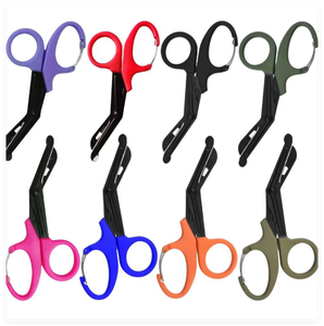 กรรไกรตัดบาดแผลอุตสาหกรรม ขนาด 19 ซม. 7.5 นิ้ว ทำจากสแตนเลส ปลายทู่ คมกริบ ขอบหยัก - Product Image 5