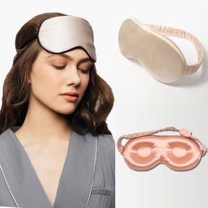 3D Sleep Mask for Side Sleeper, 100% Light Blocking Sleeping Eye Mask for Women Men, Contoured Cup Night Blindfold, Luxury Eye Cover Eye Shade with