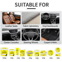 Pâte de réparation pour intérieur de voiture, nettoyant de rénovation pour voitures anciennes, pâte de réparation des rayures, pâte de restauration de couleur pour surfaces décolorées 1000g
