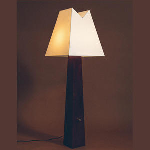 Minimalist Designer Floor Lamp Tall Wood Base Led Light Warm Tone <b>Indoor</b> <b>Lighting</b> - Product Image 2
