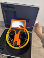 Caméra d'inspection de canalisation avec écran de 7 pouces, tête de caméra IP68 de 14 mm, câble de 30 m, zoom numérique 8x, endoscope pour égouts et canalisations