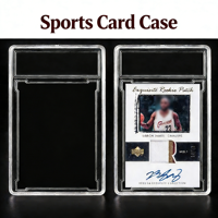 Étui en acrylique transparent 35PT personnalisé pour cartes de baseball vintage gradées par ultrasons, type CGC, pour cartes de crédit (lot de 3)