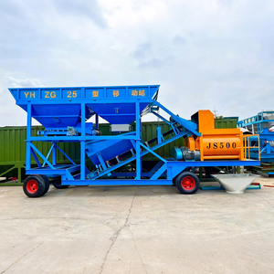 Yhzs30 tự tải di động máy trộn bê tông nhà máy hệ thống tự động 30m3/h Tích hợp thiết kế làm giảm thời gian lắp đặt và chi phí - Product Image 1