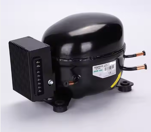 Réfrigérateur-congélateur portable 220V en acier inoxydable, neuf, avec compresseur solaire pour usage domestique et compresseur à gaz pour garage - Product Image 1