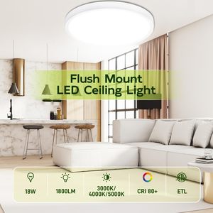 Modern LED <b>Ceiling</b> Light for Living Room & Bedroom Surface Mounted with High CRI 80 - Product Image 4