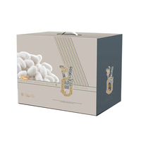 Boîte d'emballage personnalisée en gros pour couette en duvet haut de gamme, couette en soie et couverture avec impression couleur pour l'automne et l'hiver