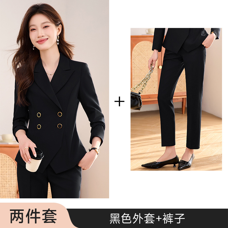 Black suit pants