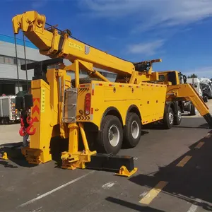 Hızlı ve güvenli araç kurtarma için en kaliteli Rotator çekici kamyon kablosuz uzaktan ve sıhhi tesisat ile 40ton 50 ton tamirci vücut