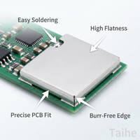 Casing Pelindung PCB Logam Lembaran untuk Solder, Bingkai Penutup, Stamping, Pelindung RF EMI