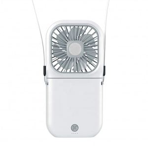 2024 New Arrivals Rechargeable Portable Fans With Phone Holder Power Bank Mini Usb Table Handheld or Neck Fan - Product Image 1