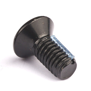 Quincaillerie métrique Vis à tête fraisée à tête fraisée <span class=keywords><strong>cruciforme</strong></span> <span class=keywords><strong>cruciforme</strong></span> en croix noire en zinc noir - Product Image 2
