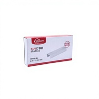 Agrafes de reliure de bureau couleur argent, format 24/6, prix usine
