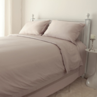 Parure de lit 4 pièces en 100 % Lyocell 400T 60S dérivé d'eucalyptus, ultra douce, comprenant housse de couette et taies d'oreiller