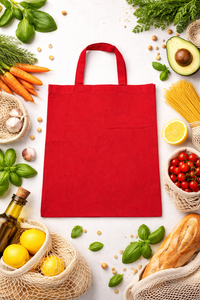 Bolsa de Tela de Algodón con Logotipo Personalizado al por Mayor, Color Natural, Reutilizable, con Asas Largas, Promocional - Product Image 2
