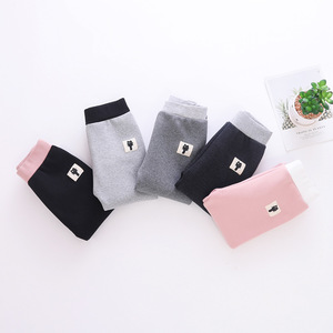 Leggings de una Pieza para Niñas, Otoño e Invierno 2019, Bordados, con Terciopelo, Gruesos, Cálidos, Casuales - Product Image 5