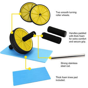 <span class=keywords><strong>Rueda</strong></span> Abdominal para Ejercicios de Abdomen y Estómago, <span class=keywords><strong>Rueda</strong></span> para Gimnasio en Casa con Asas Antideslizantes - Product Image 5