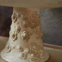 Assiette en céramique à motif floral en porcelaine européenne faite à la main, nouvelle arrivée, personnalisable, plateau à chocolat pour la décoration de la maison