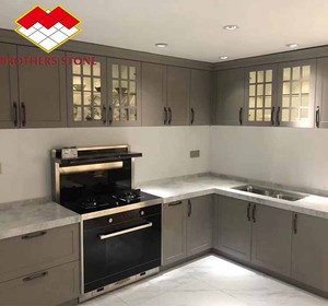 Trung Quốc Nhà cung cấp 'Thiết kế hiện đại nhân tạo đá thạch anh Veneer Thiết kế đá slab cắt theo kích thước cho nhà bếp Countertop worktop - Product Image 6