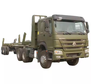 China Howo <span class=keywords><strong>Camion</strong></span> lourd <span class=keywords><strong>6x4</strong></span> toutes roues motrices Nouveau carburant diesel usagé Remorques de transport de bois Vente de camions d'exploitation forestière en Afrique - Product Image 1