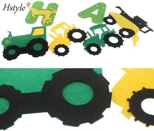 Juego de pancartas de cumpleaños de Tractor verde con pancarta de guirnalda de Tractor para suministros de fiesta de cumpleaños temáticos de <span class=keywords><strong>granja</strong></span> de Tractor decoraciones S266 - Product Image 3