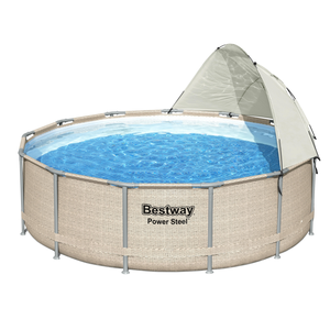 Toldo para Piscina Elevada <span class=keywords><strong>Bestway</strong></span> 58681 y 58681E, Protección Solar de 3.05-5.49 m - Product Image 1