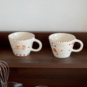 Tazza per Caffè e Tè al Latte con Design Creativo a Forma di Orso in Smalto Resistente alle Alte Temperature Design Moderno e Semplice - Product Image 3