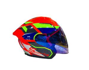 Новый CL <span class=keywords><strong>UM</strong></span>-201 ABS с открытым лицом мотоциклетный шлем с двойным козырьком одобрен 2 года гарантии универсальная застежка свободный размер все сезоны - Product Image 4