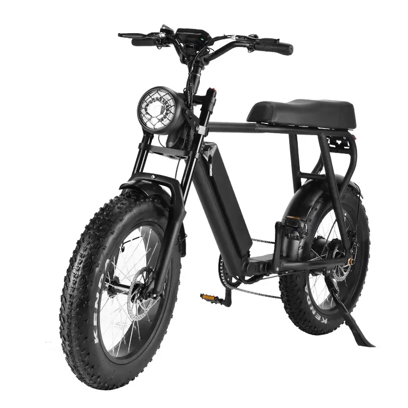 E-Bike จักรยานไฟฟ้า48V 20ah,ความเร็วจักรยานไฟฟ้า20นิ้ว750W Ebike 45กม./ชม. ห้าเกียร์15ah E Bike