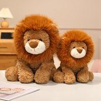 Jouet en peluche Lion en coton doux et moelleux, design adorable, en polyester et coton PP, cadeau pour enfants, compagnon de jeu