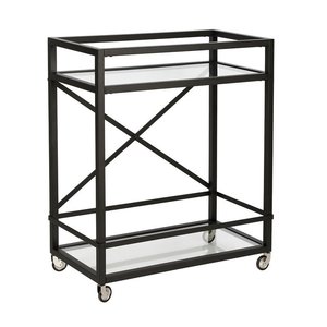 Alambre de hierro, jaula de pájaros dorada, diseño de 4 niveles, carrito de servicio, 79x75x46 CMS, mesa de Metal móvil de cuatro ruedas, restaurante de Hotel - Product Image 3