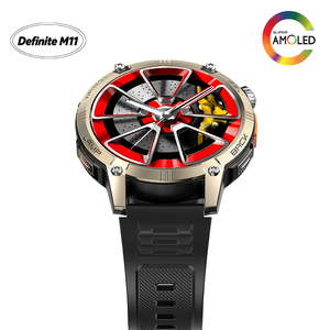 นาฬิกาสมาร์ทวอทช์รุ่น M11-304 GPS Sports ยอดนิยมใน TikTok หน้าจอ TFT 1.7 นิ้ว กันน้ำ 1ATM แบตเตอรี่ 800mAh พร้อม GPS ติดตามการออกกำลังกาย สีทอง - Product Image 4