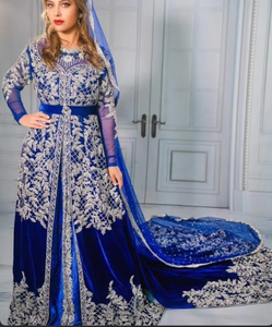 ATIYA LIBAS Bridal Royal Lehenga Choli avec broderie Zardozi lourde Matériau en acétate Longueur de plancher pour mariage - Product Image 5