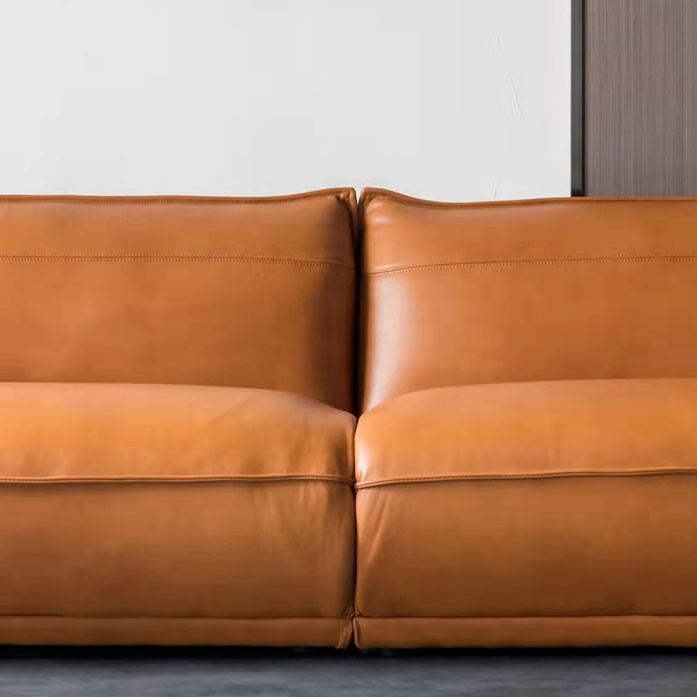 Wholesale Real Genuine Leather 3 Seat Sofa Set Furniture Modern Design Home Luxury Sofa Living Room Sofas