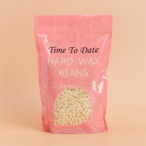 Temps à ce jour film chaud 1lb lait crème perles de cire dure formule de cheveux grossiers 450g cire de bikini brésilienne indolore pour peau sensible - Product Image 1